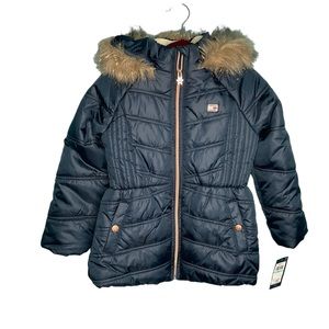 Tommy Hilfiger Little Girls Hooded Puffer Jacket